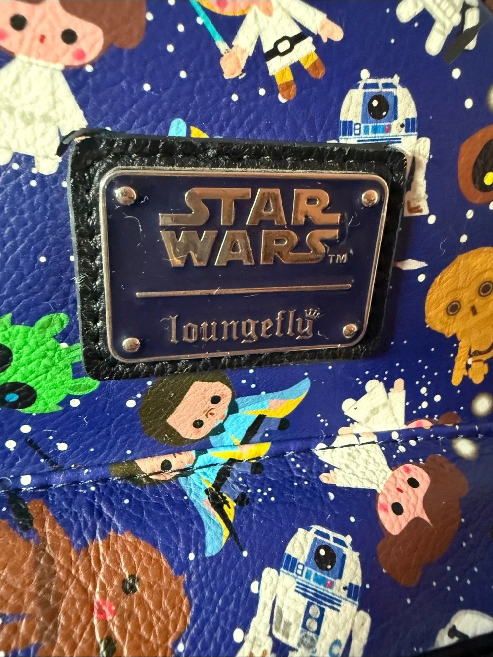 Loungefly Kids Star Wars Navy Multi-Character Mini Backpack